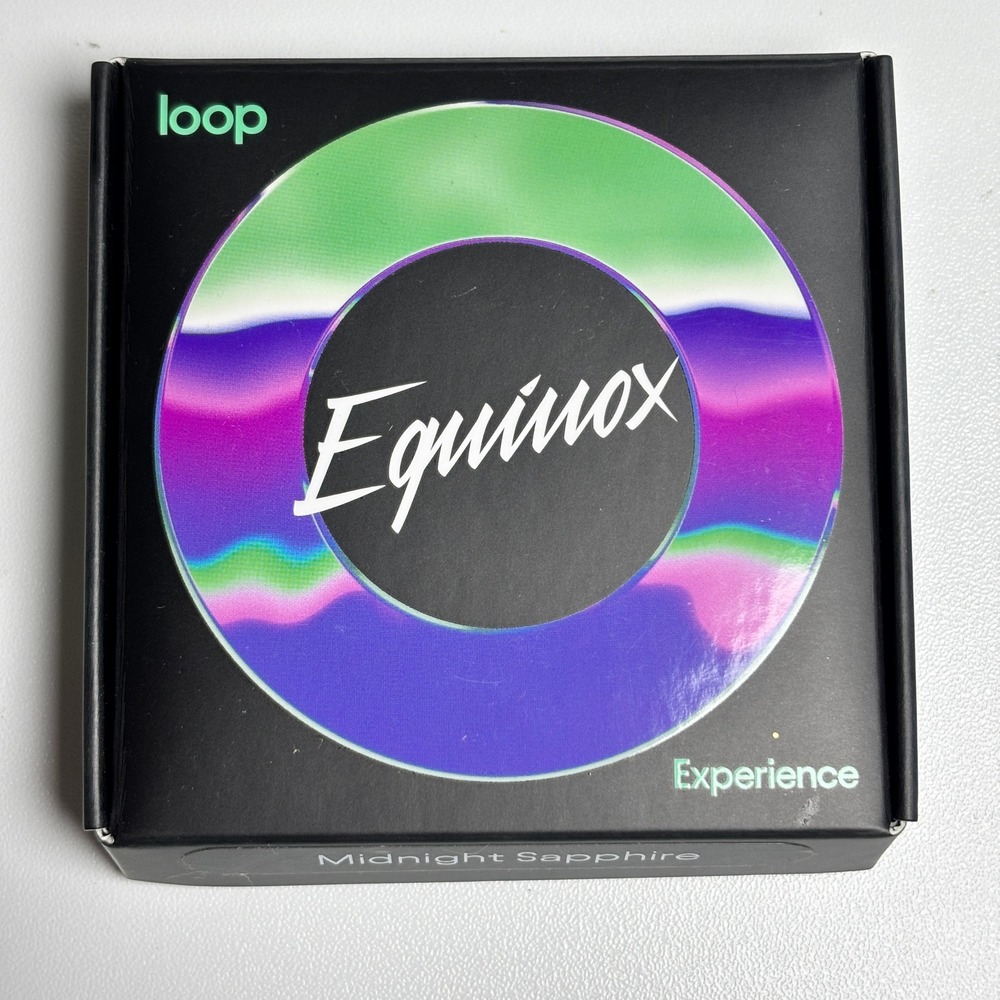 Loop Unisex Silicone Experience Equinox Earplugs Midnight Sapphire New Open Box